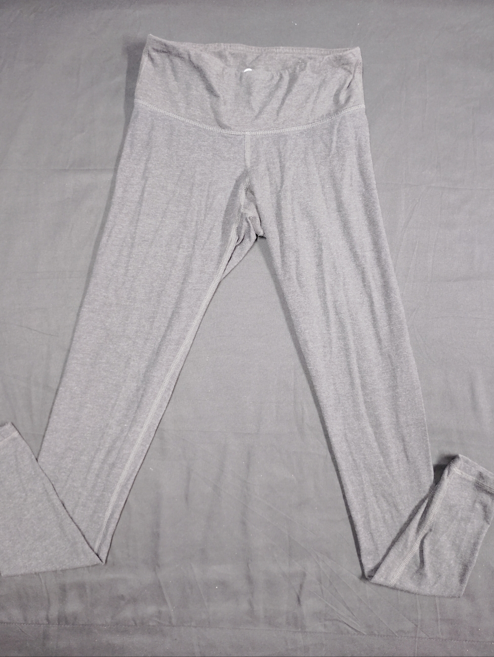 Champion Charcoal Grey Athletic Leggings with Interior Logo